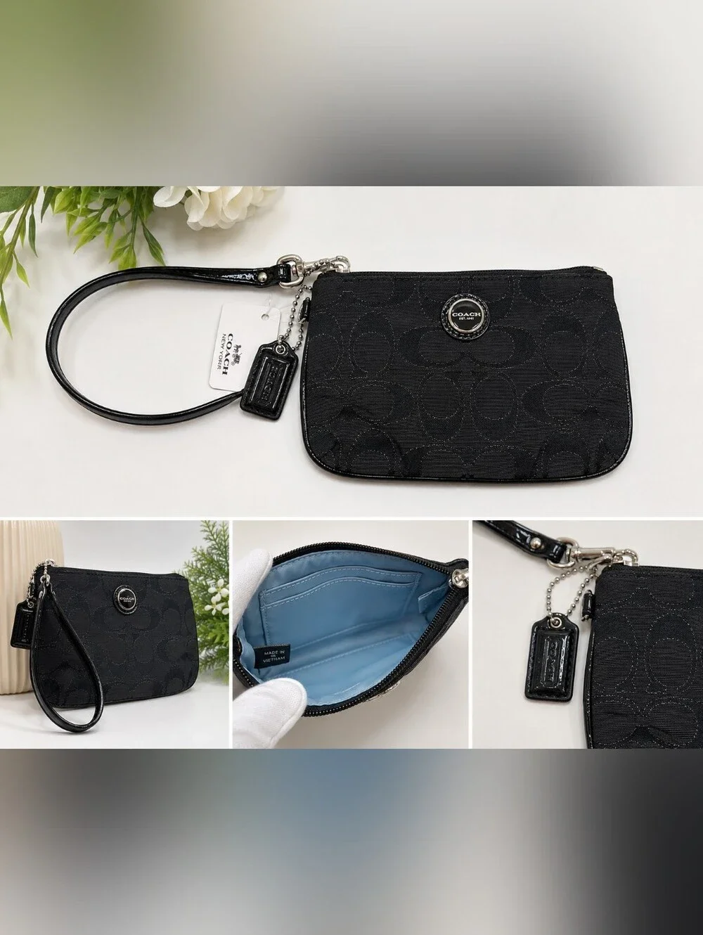 Coach poppy signature
